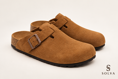 Solva Suede Clogs