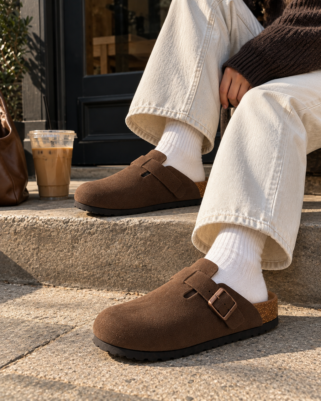 Solva Suede Clogs