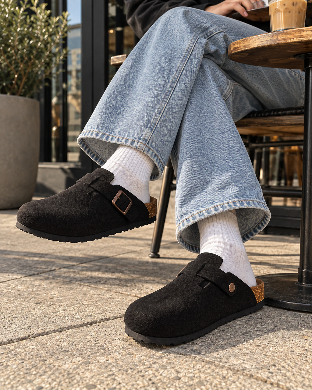 Solva Suede Clogs